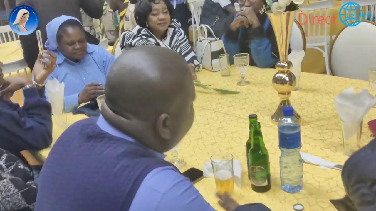 L'arrivée de son excellence  Mgr Fulgence muteba Mugalu président de la cenco