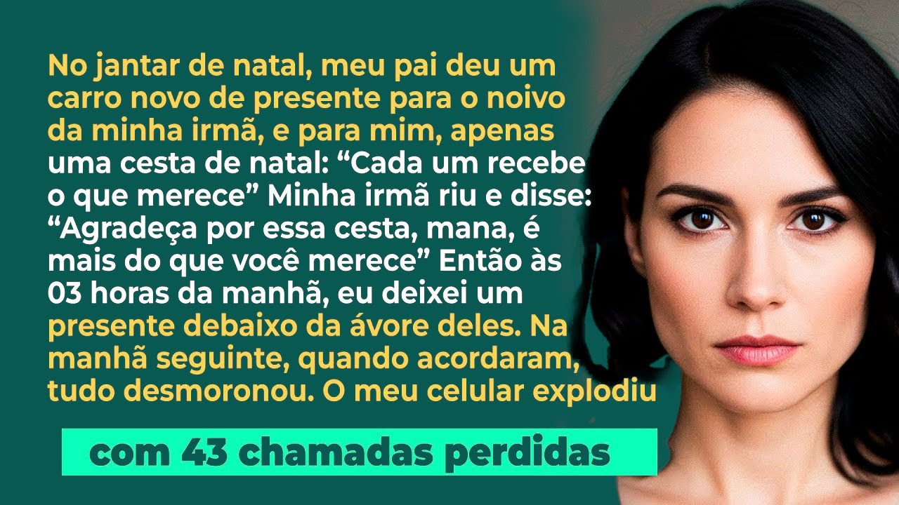 Meu pai deu um carro para o noivo da minha irmã. Eu recebi uma cesta de natal - Sumi às 3 da manhã