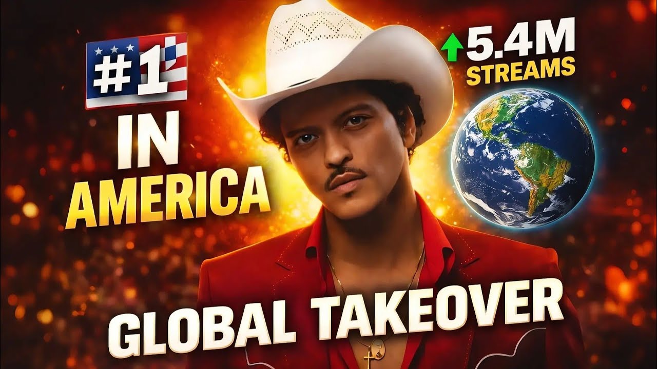 Bruno Mars SHOCKS the World — “Risk It All” Hits #1 in the U S  and Explodes Globally!