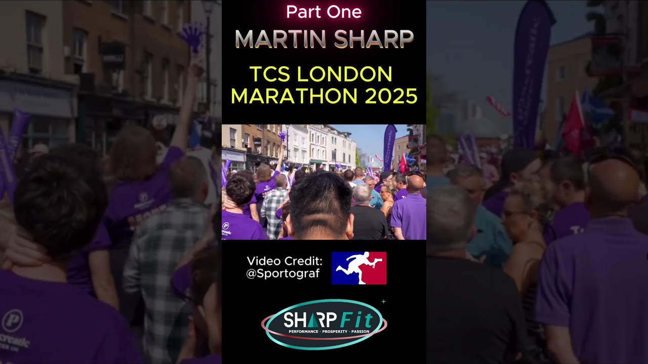 PART 1 Martin Sharp Completed First Ever Marathon | TCS London Marathon 2025 video credit Sportograf