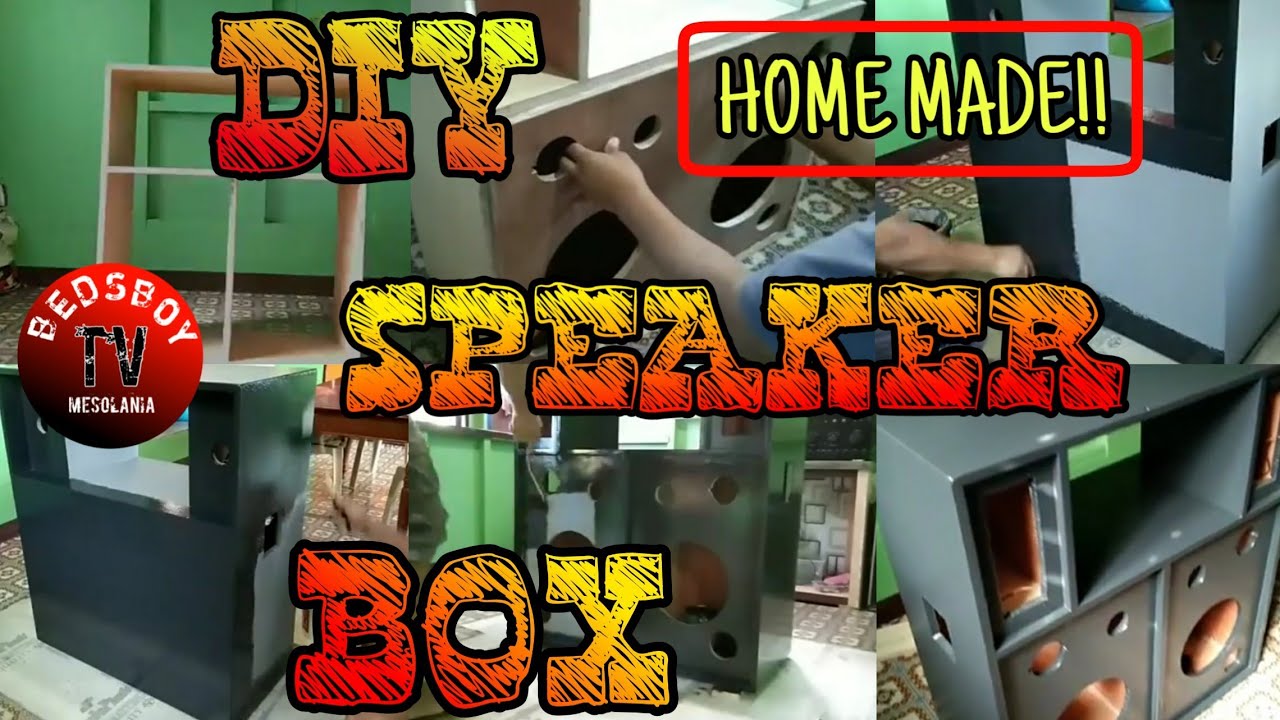 (PART 1) DIY SPEAKER BOX/VIDEOKE