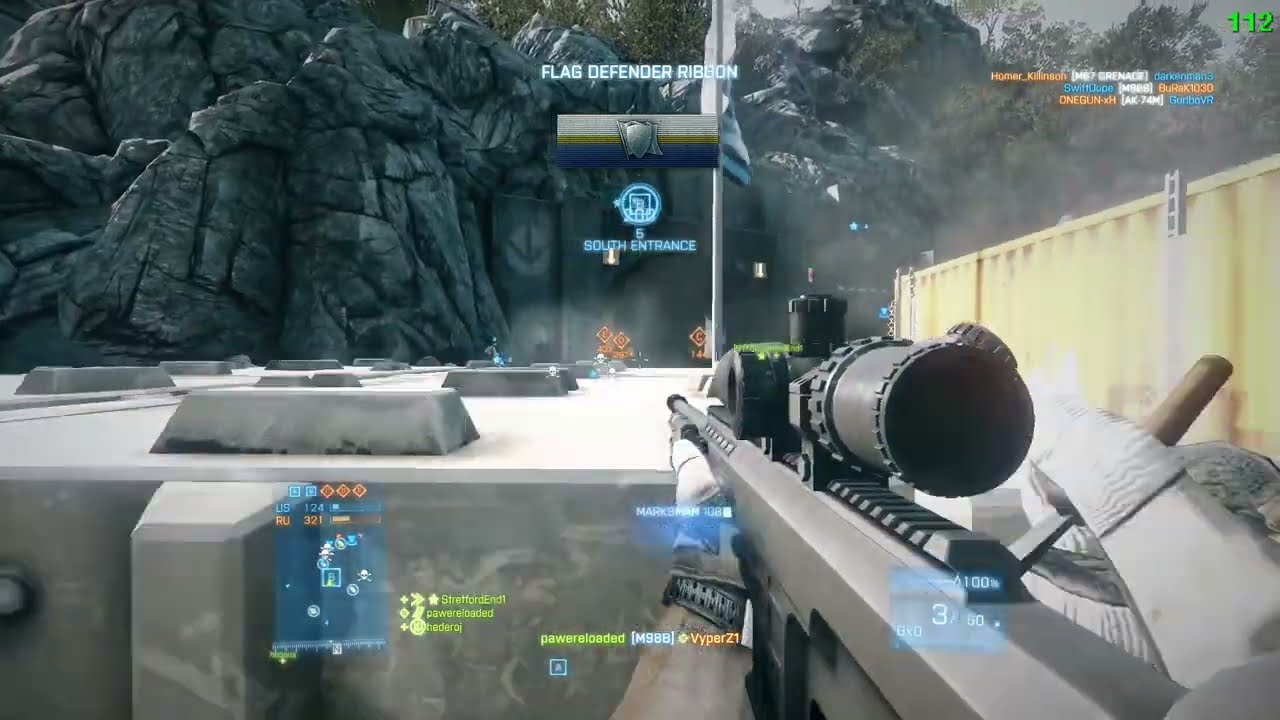 Damavand Sniper 27 Killstreak - Battlefield 3