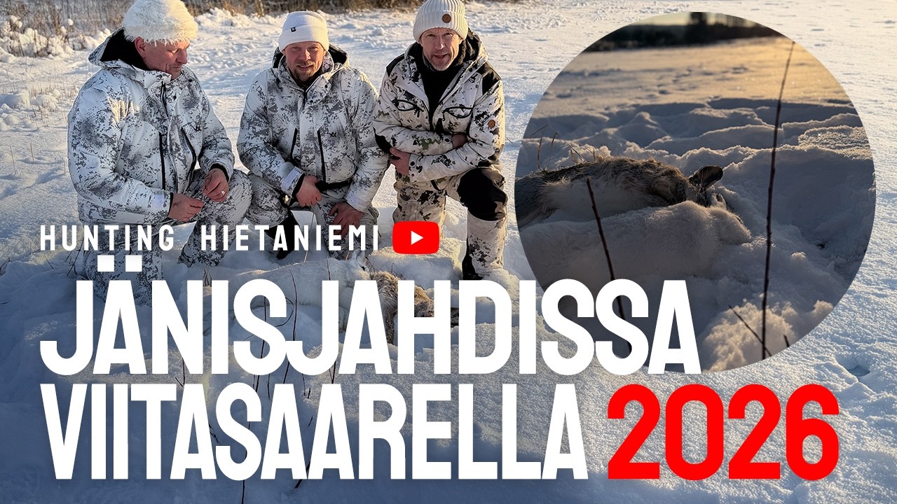 Jänisjahdissa Viitasarella / Ismo Apell & Erävariksen kanssa