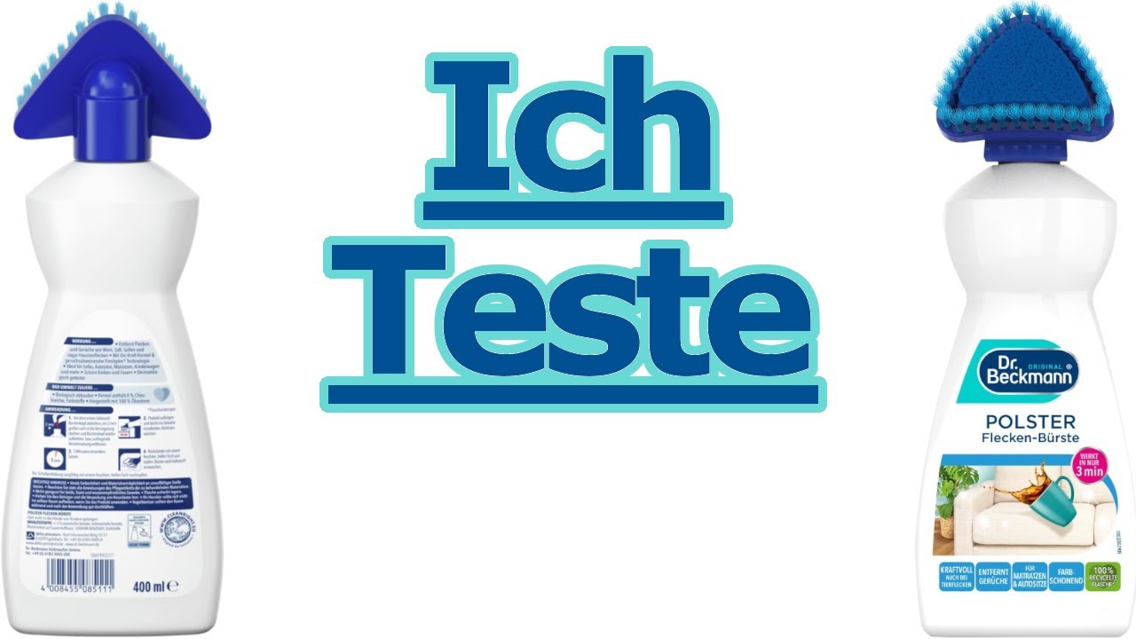 Dr. Beckmann Polster Flecken-Bürste Test