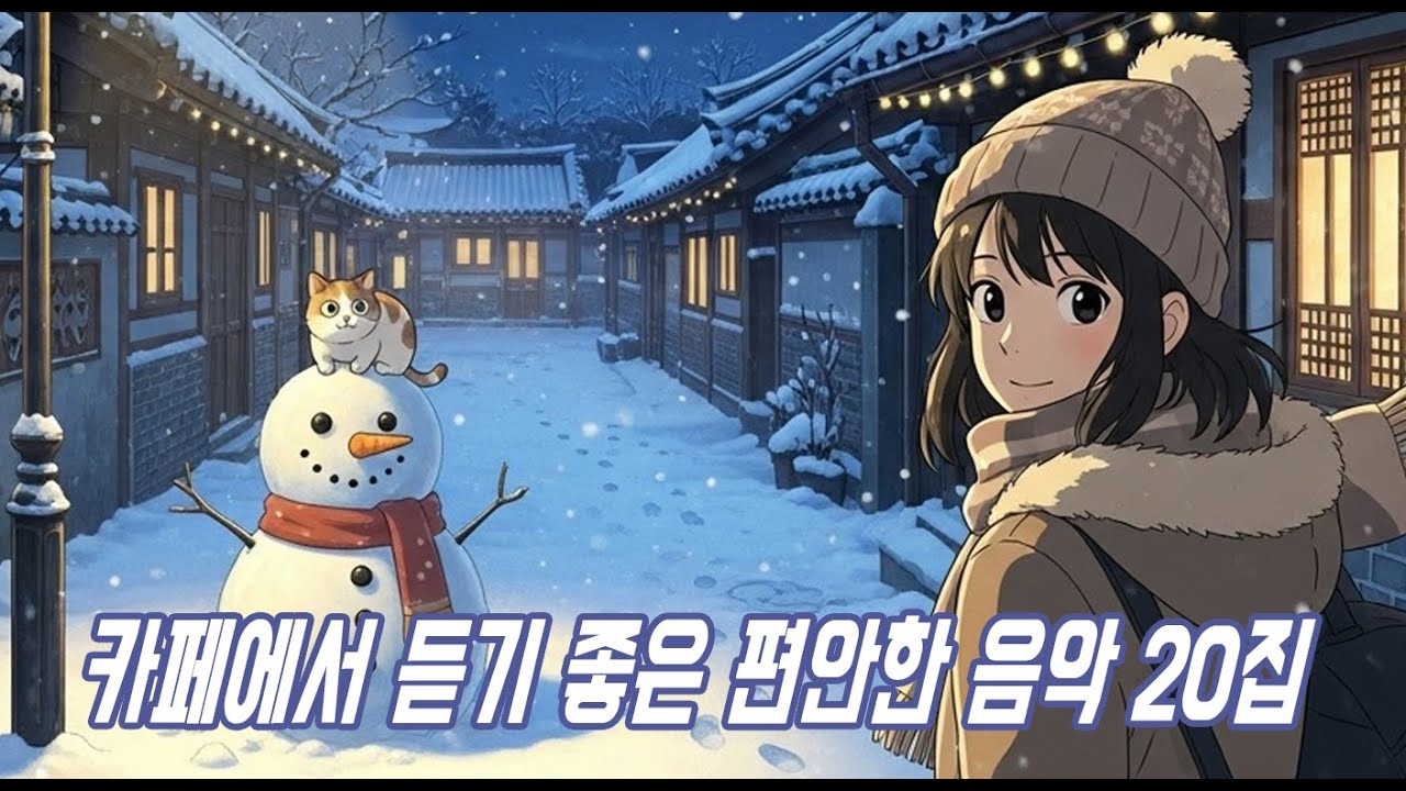 카페에서 듣기 좋은 편안한 음악 20집 | 나른한 겨울 오후 감성 힐링 음악 모음 플레이리스트
