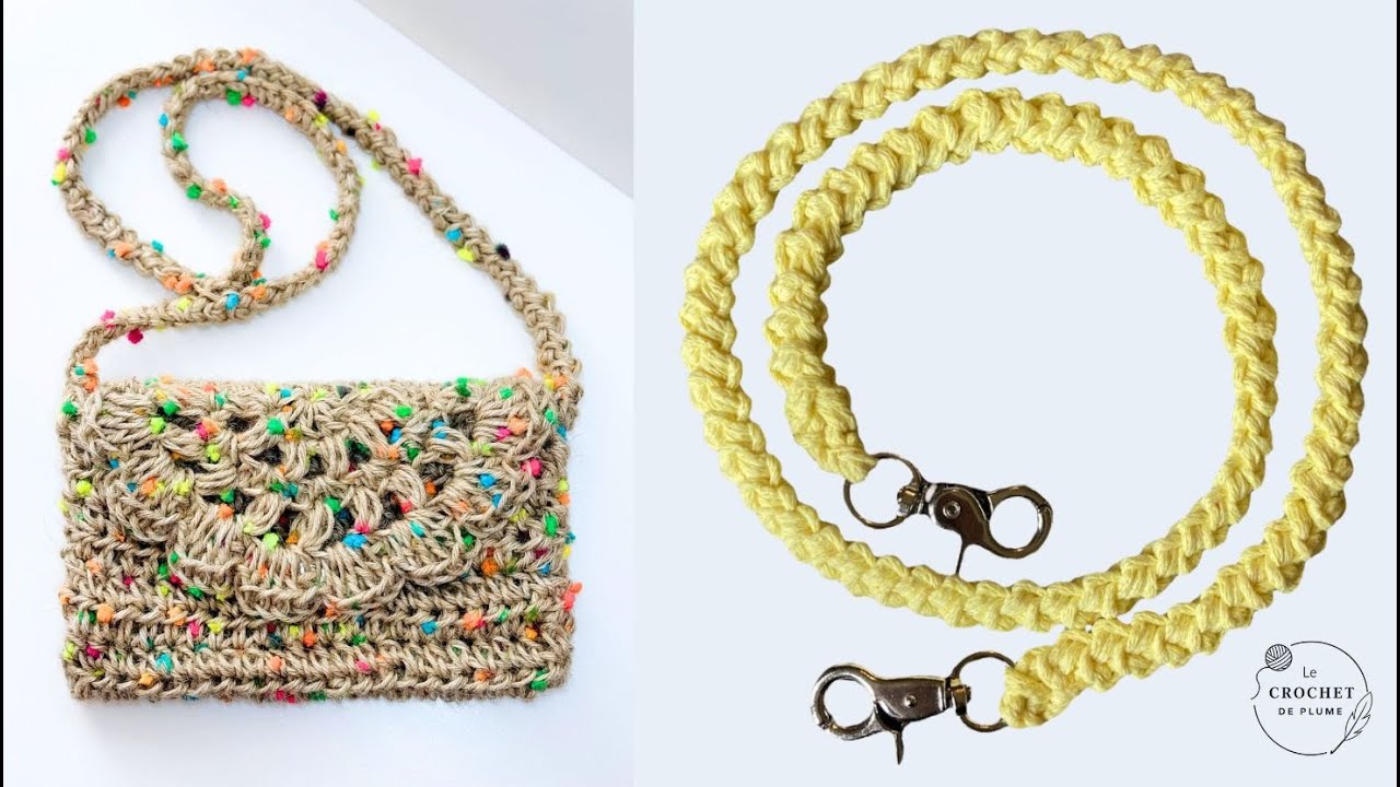 Cordon au crochet facile : tuto cordon roumain pour anse de sac solide 🧶