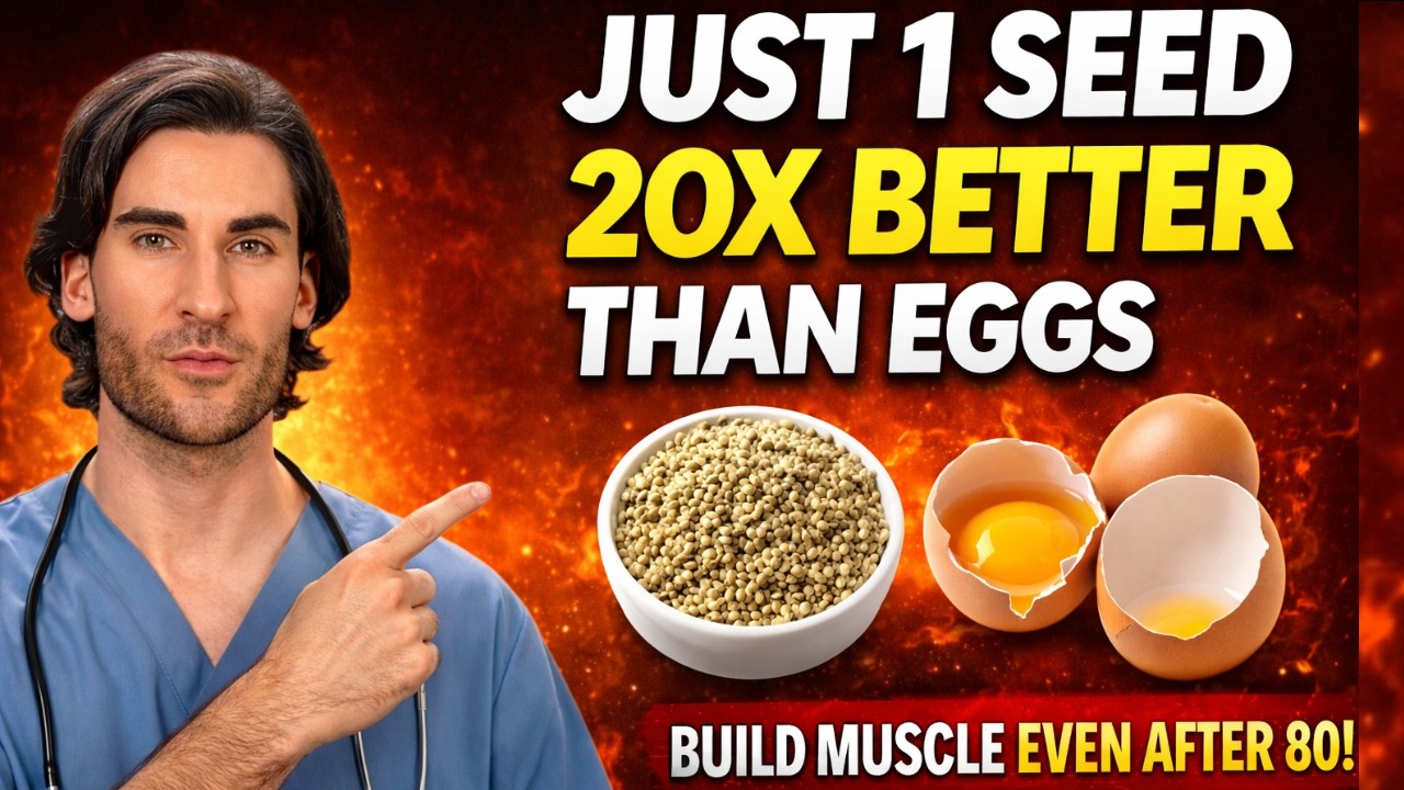 Build Muscle After 70: THIS SEED PROTEIN Performs Better Than Eggs! | Senior Health Tips