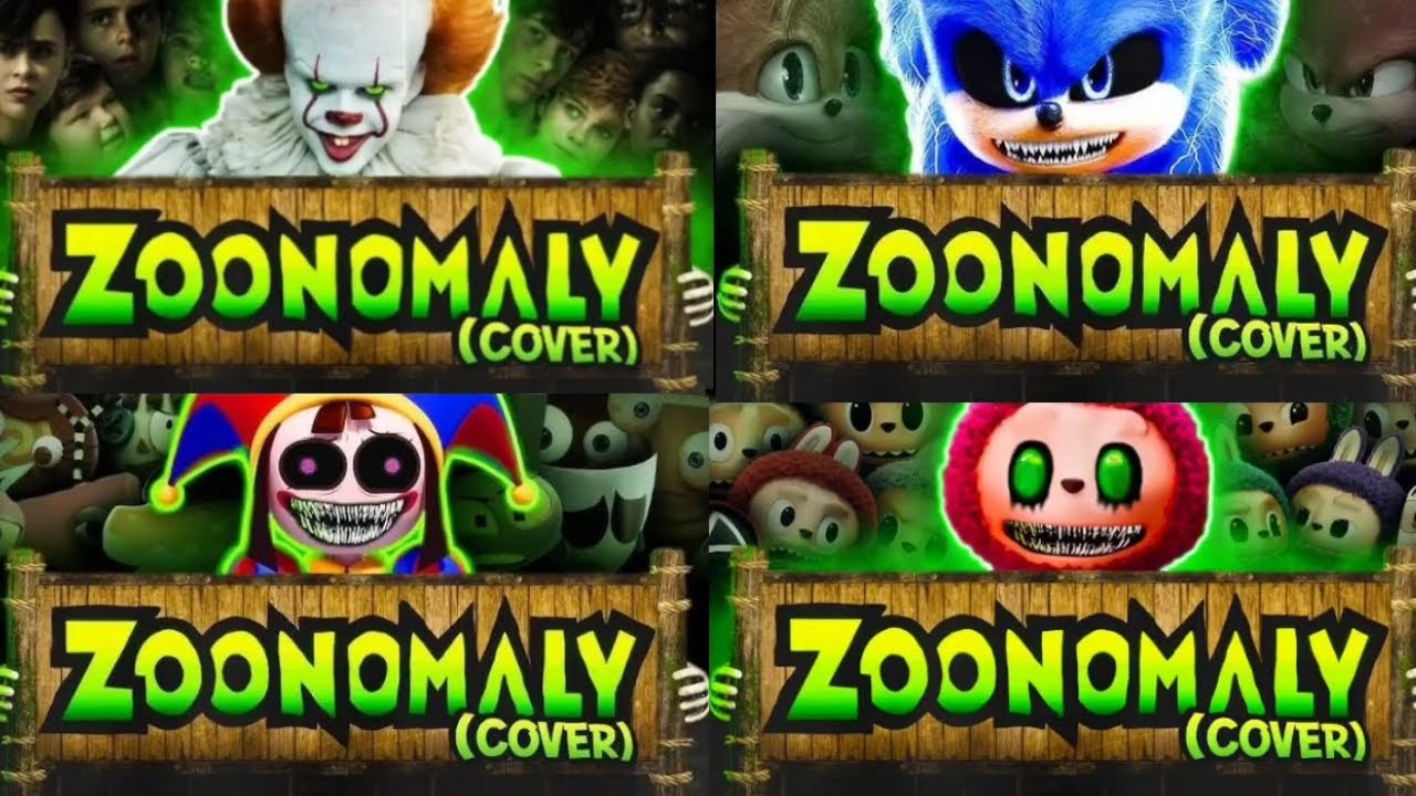 It/Pennywise, Sonic, TADC and LABUBU (Cartoon Games 3D) (Zoonomaly @Ozyrys Mashup)