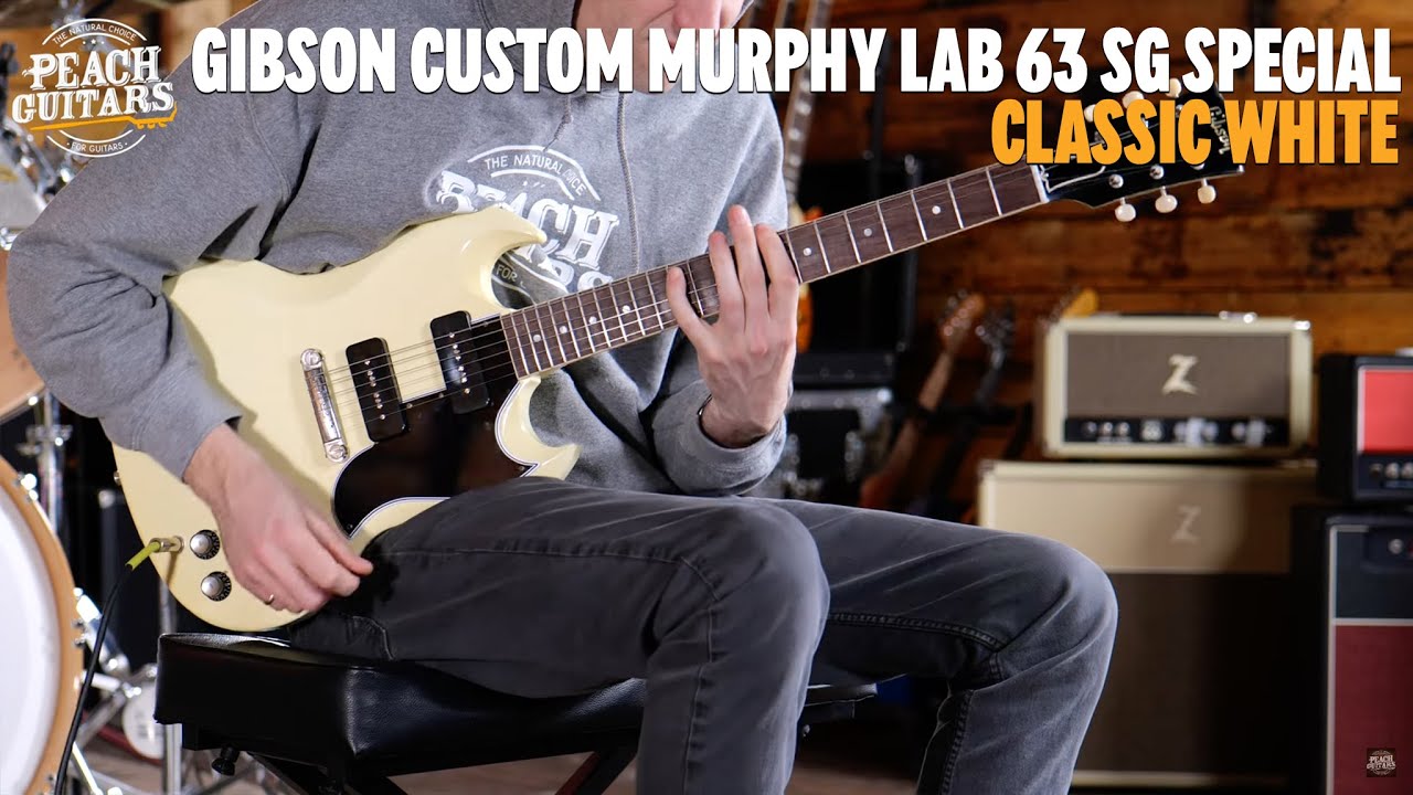 No Talking...Just Tones | Gibson Custom Murphy Lab 1963 SG Special Reissue Classic White