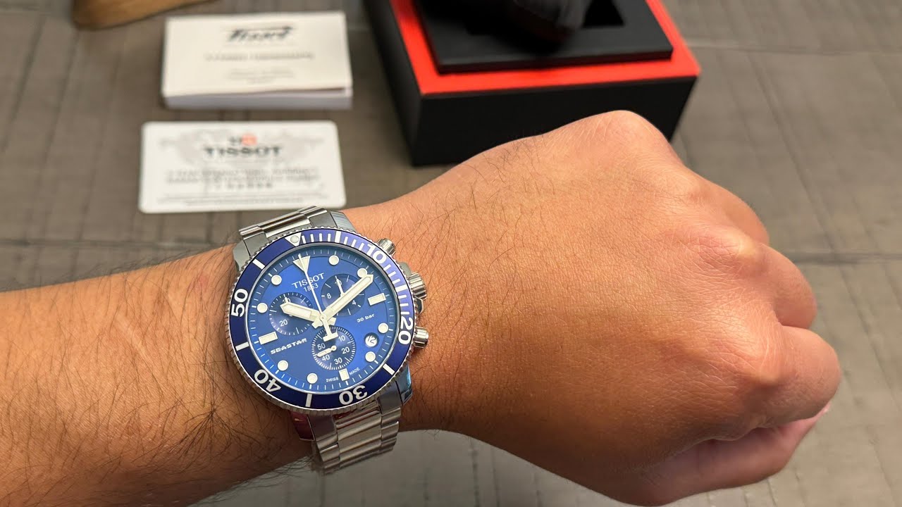 Tissot Seastar 1000 Chronograph T120.417.11.041.00 Men's Watch unboxing 