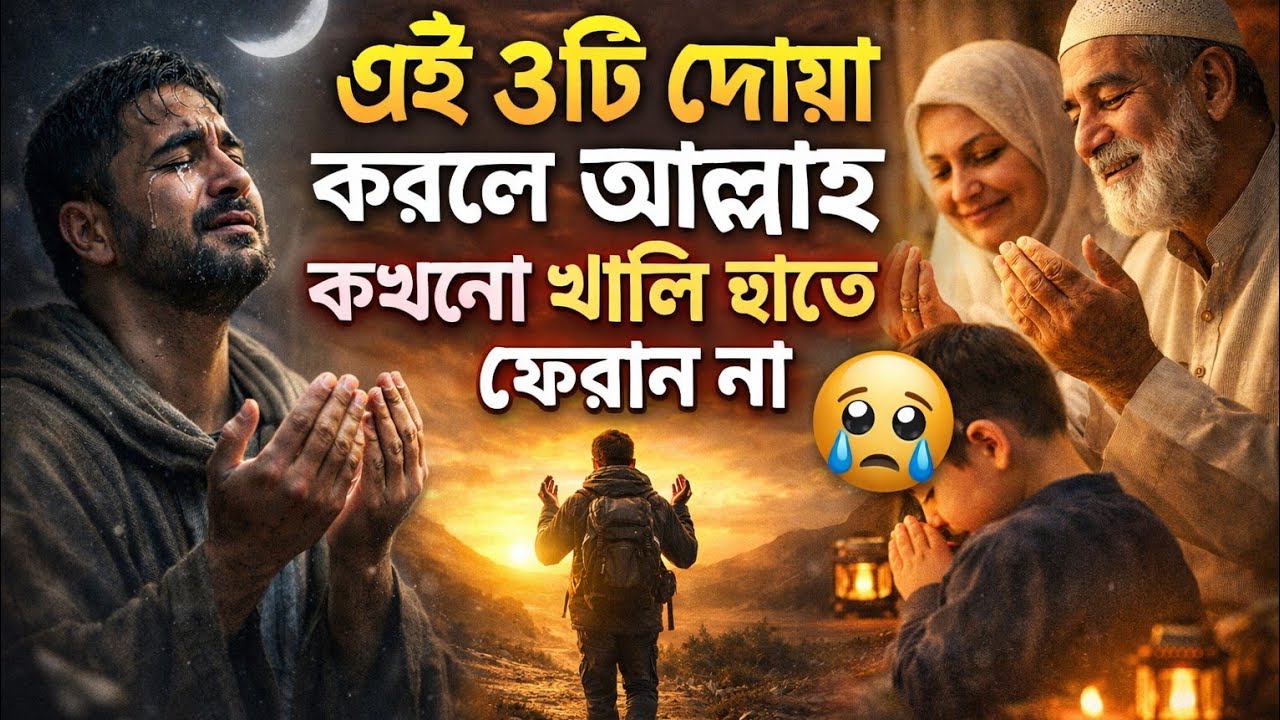 জীবনের সবচেয়ে শক্তিশালী ৩টি দোয়া — আল্লাহ কখনো ফিরিয়ে দেন না | Heart Touching Stroy 2026