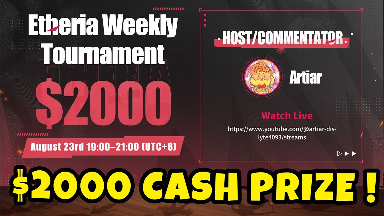 Hosting My First Official Etheria Restart Tournament ( 2000$ Prizepool )  | ETHERIA RESTART