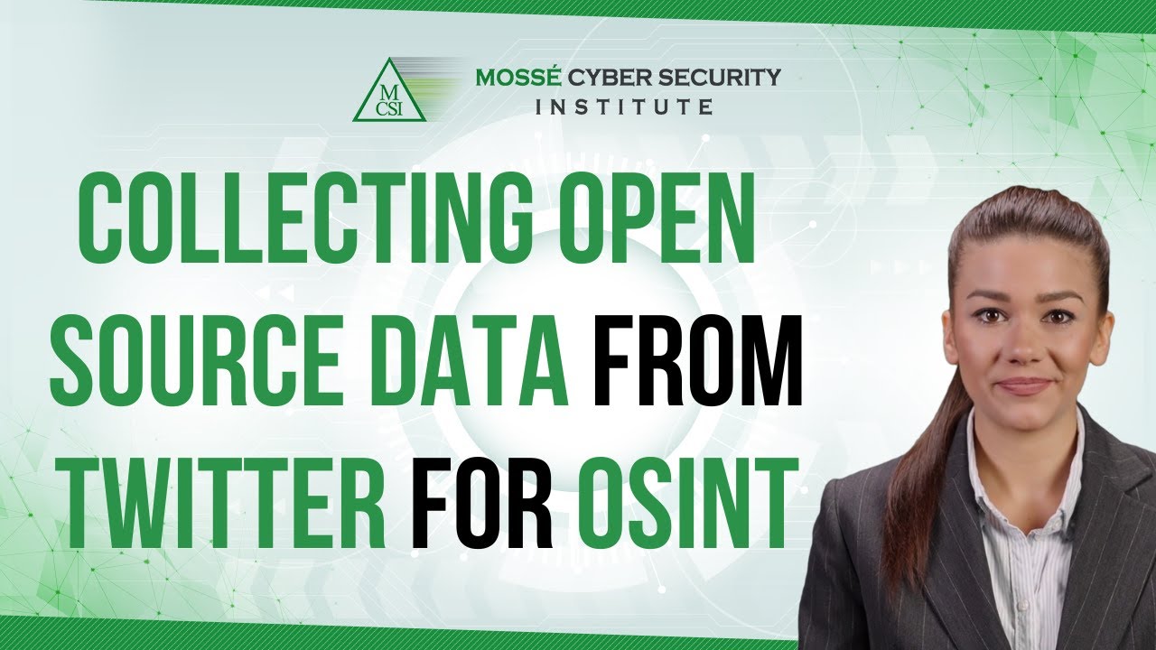 Collecting open source data from Twitter for OSINT