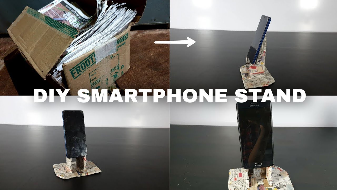 DIY Smartphone Stand | Made with Cardboard | 2019