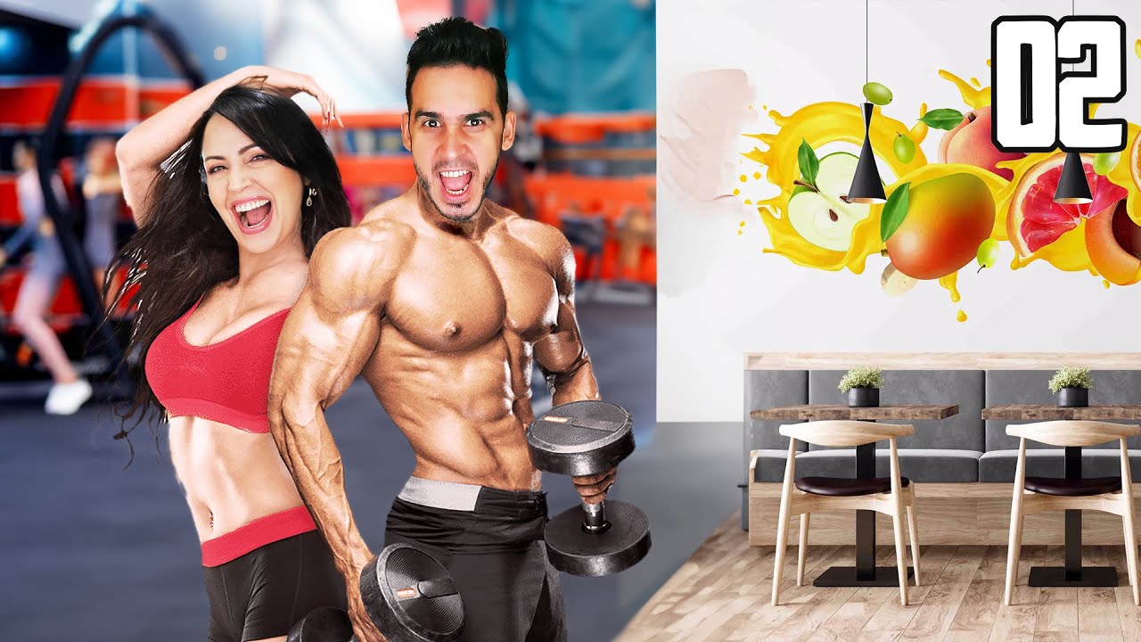 ABRIMOS UNA CAFETERIA EN EL GIMNACIO Y LO PINTAMOS| Gym Simulator #2