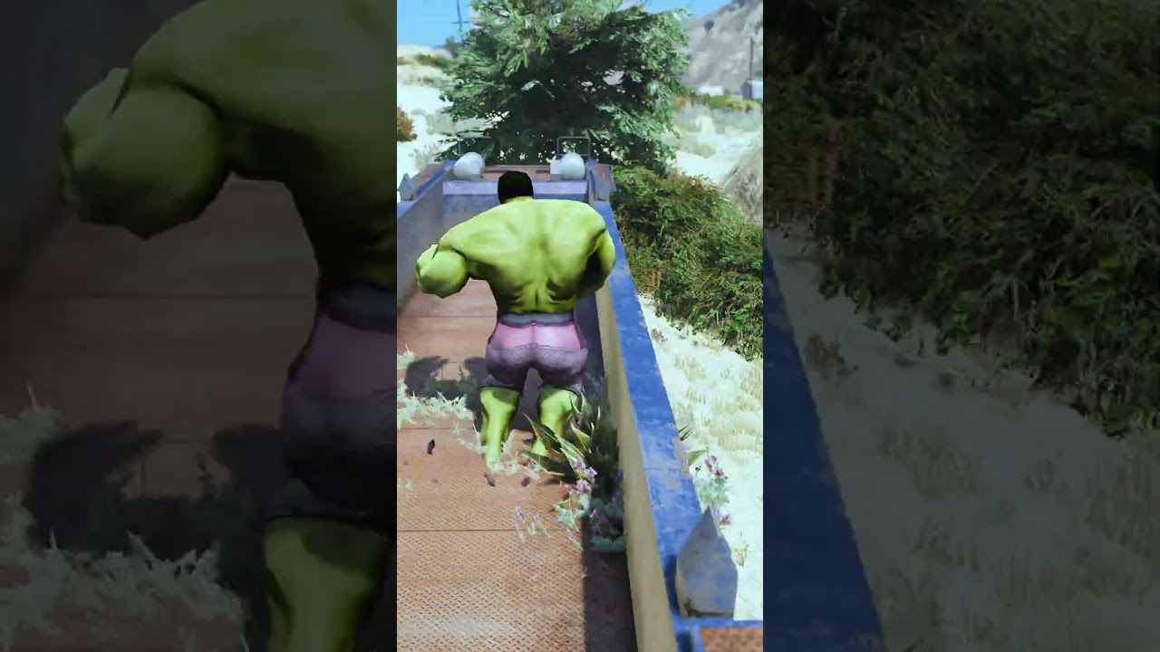 Hulk SMASHES into GTA V! Unstoppable Force vs Immovable Object  You Won't Believe What Happens Next!