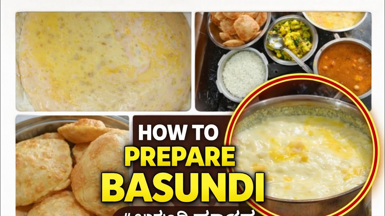 #How To Prepare Basundi #ಬಾಸುಂದಿ ಮಾಡುವ ಸರಳ ವಿಧಾನ # ಉಬ್ಬಿದ ಪೂರಿ ಮಾಡೋದು ಹೇಗೆ #sweet#ಪೂರಿ ಬಾಸುಂದಿ