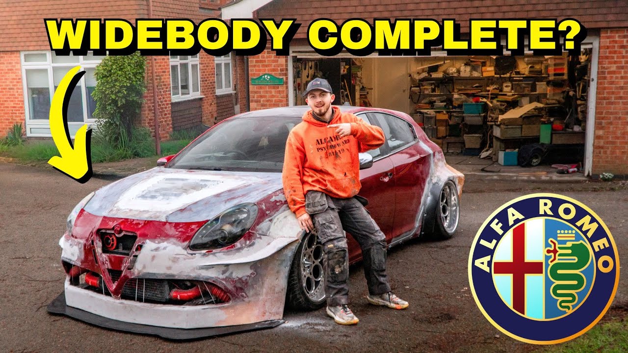 Is my CUSTOM WIDEBODY Alfa Romeo Giulietta COMPLETE?! - Test Fit
