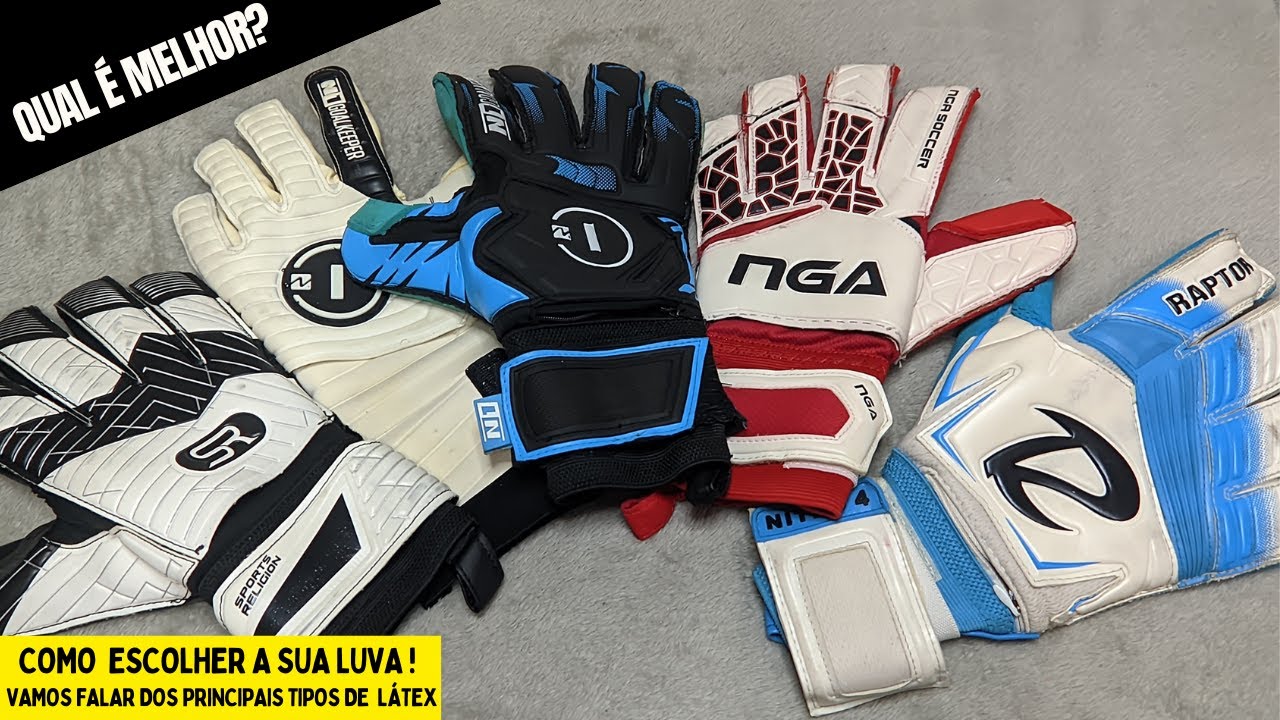 Qual é a melhor luva de goleiro?  aprenda a escolher a melhor luva pra você!