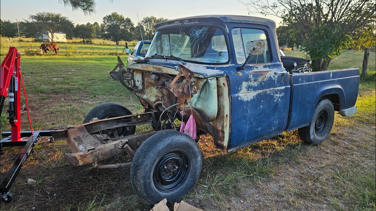 Hot rod 57 f100 junk to driving episode 1