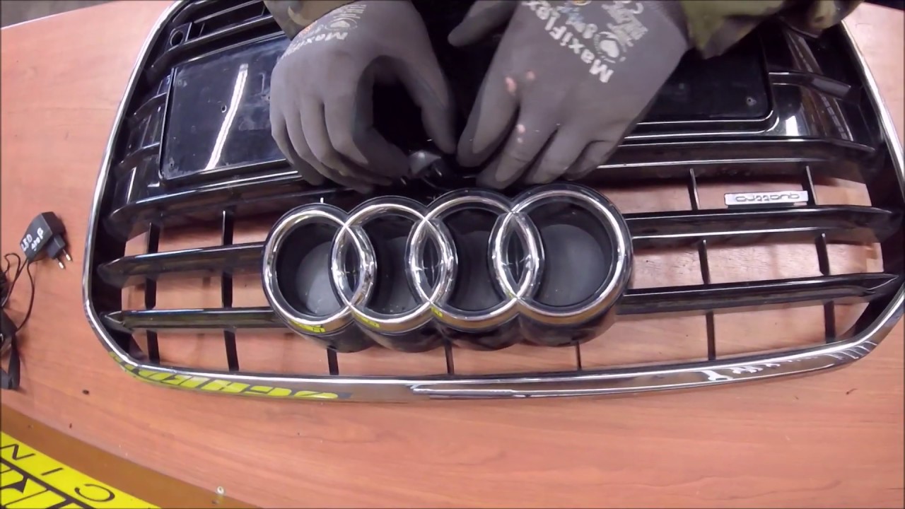 Audi A5,A6,A7  Front Kamera nachrüsten mit beliebiger Zubehör Kamera