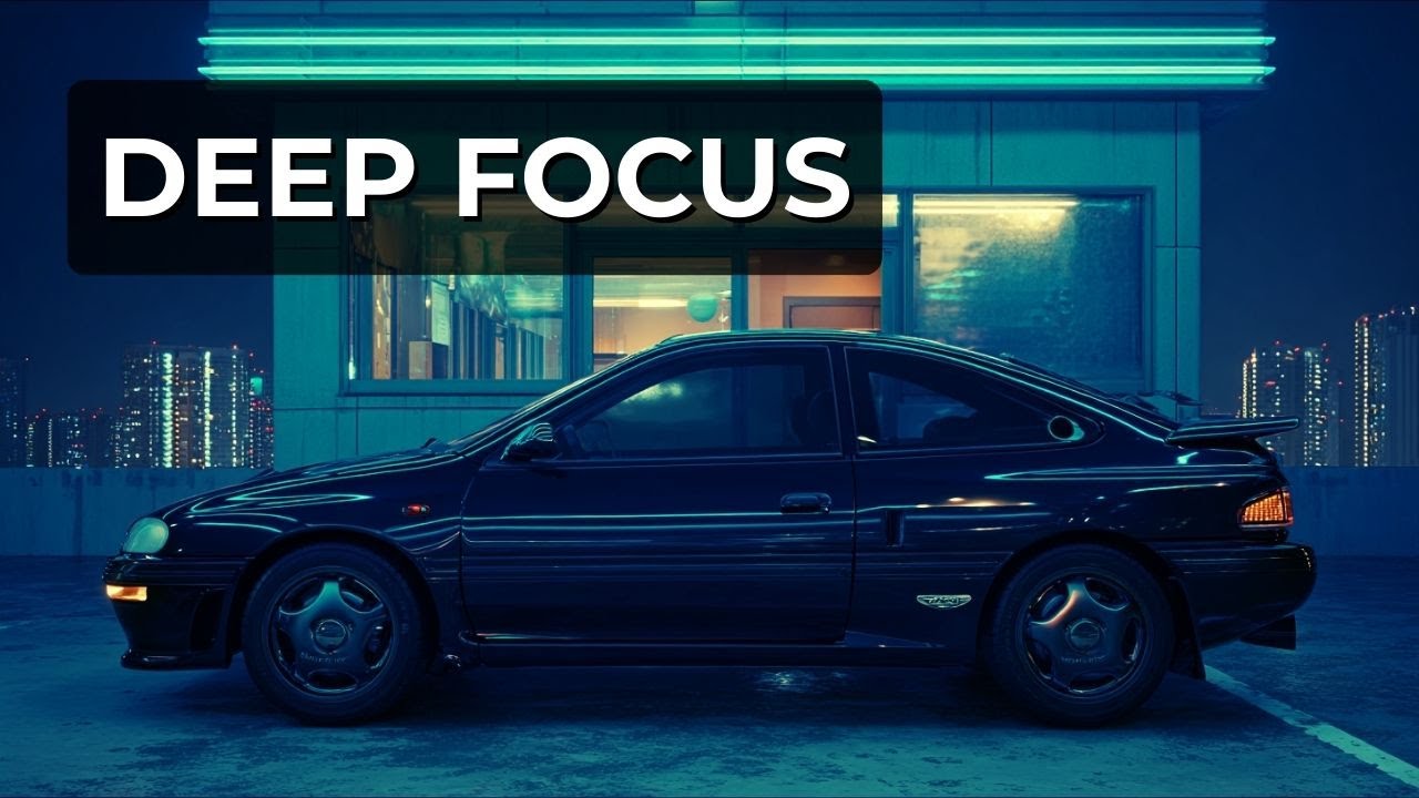Deep Focus & Concentration 🧠 | Synthwave Beats | Productive Work