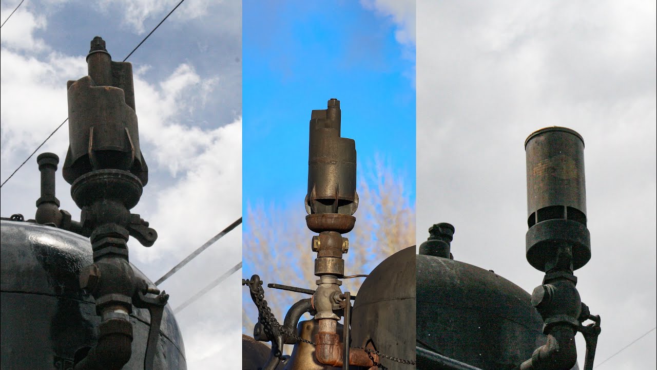 Six Chime Steam Whistles