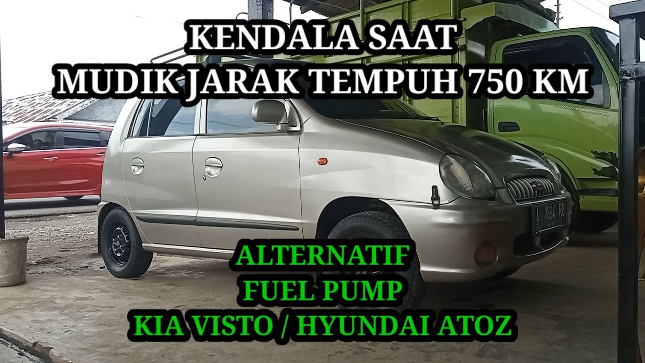 Cara mengganti feul pump kia visto hyundai atoz menggunakan fuel pump avanza