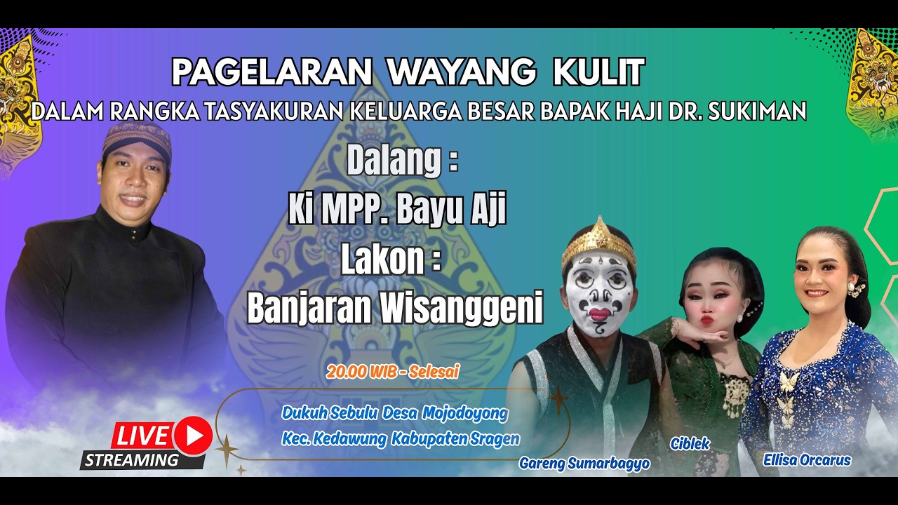 PAGELARAN WAYANG KULIT SEBULU MOJODOYONG KEC. KEDAWUNG KAB. SRAGEN DALANG KI MPP.BAYU AJI