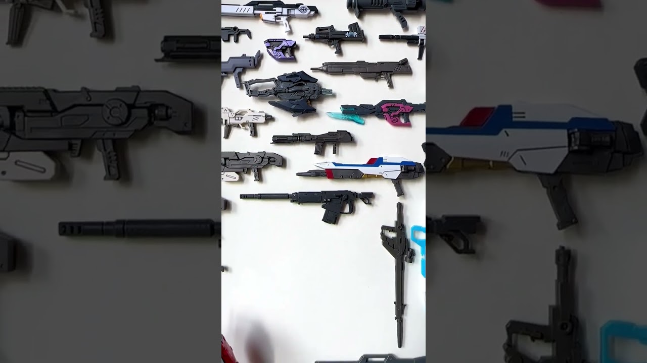Gundam Weapon - Gun #gundam #gunpla #gunplacustom #gunplabuilder #shorts #gundamweapon