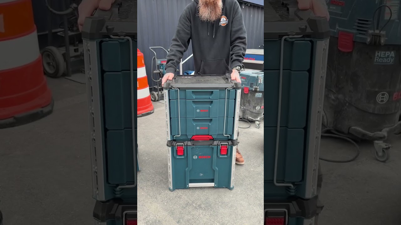 New Bosch L-Boxx Contractor 3-Pc. Storage System