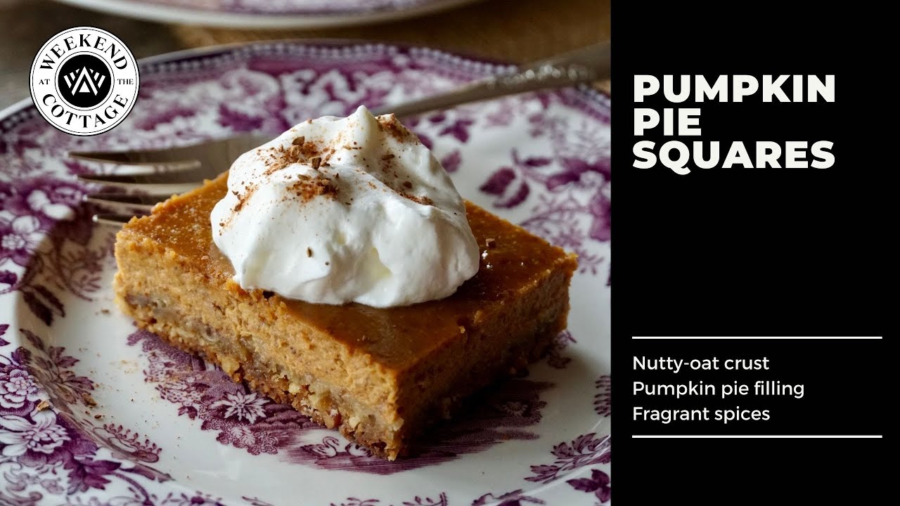 PUMPKIN PIE SQUARES
