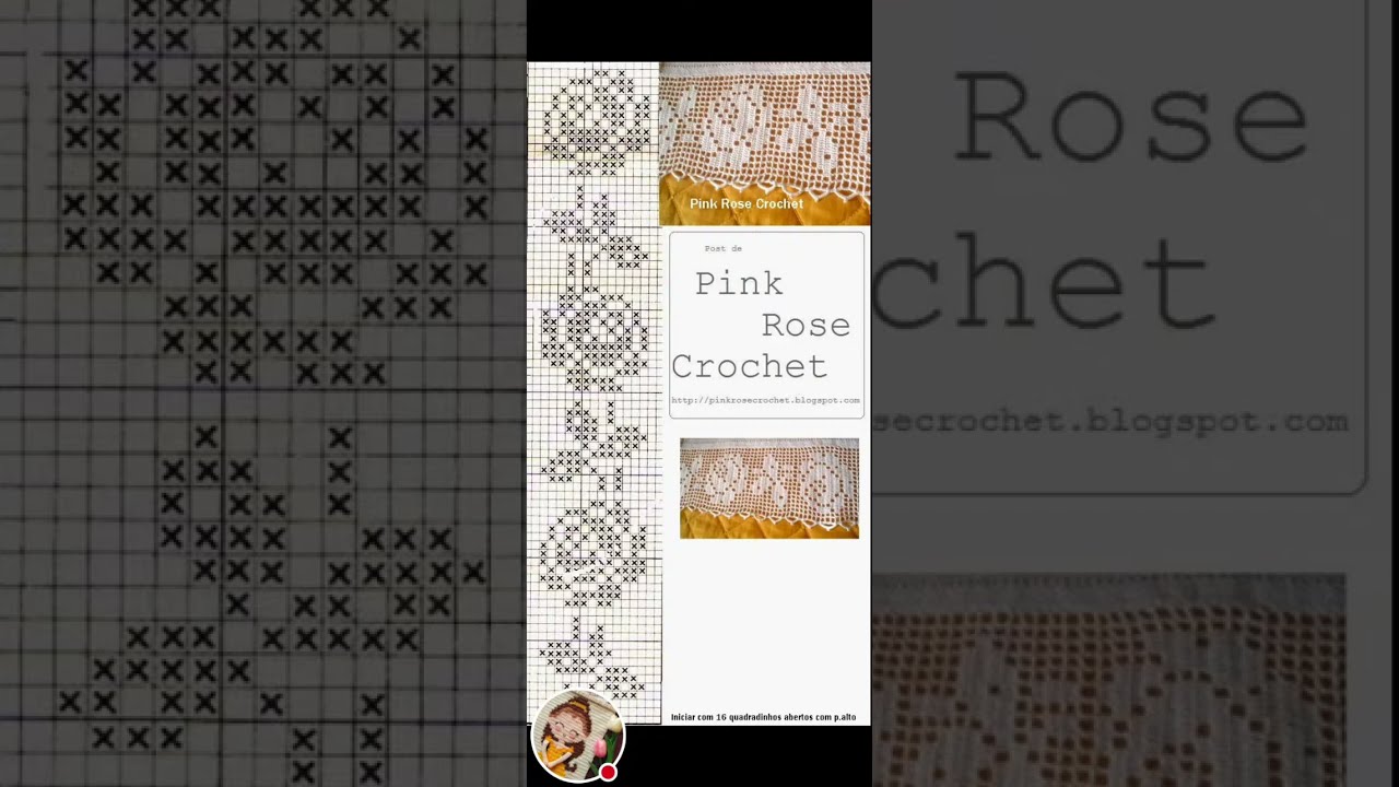 Relaxing Crochet, Filet crochet pattern 🧶