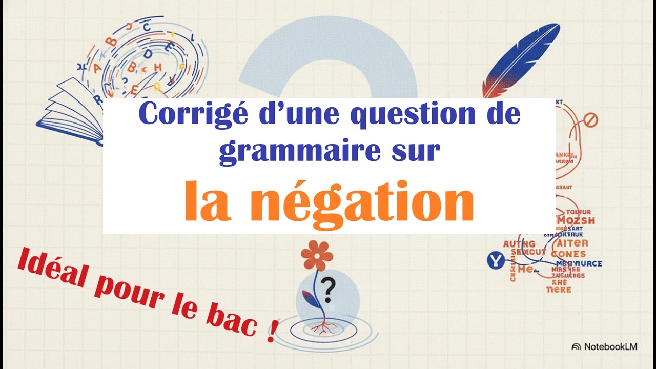 Corrigé d’une question de grammaire sur la négation 🤓 #bacfrançais #negation #questiondegrammaire
