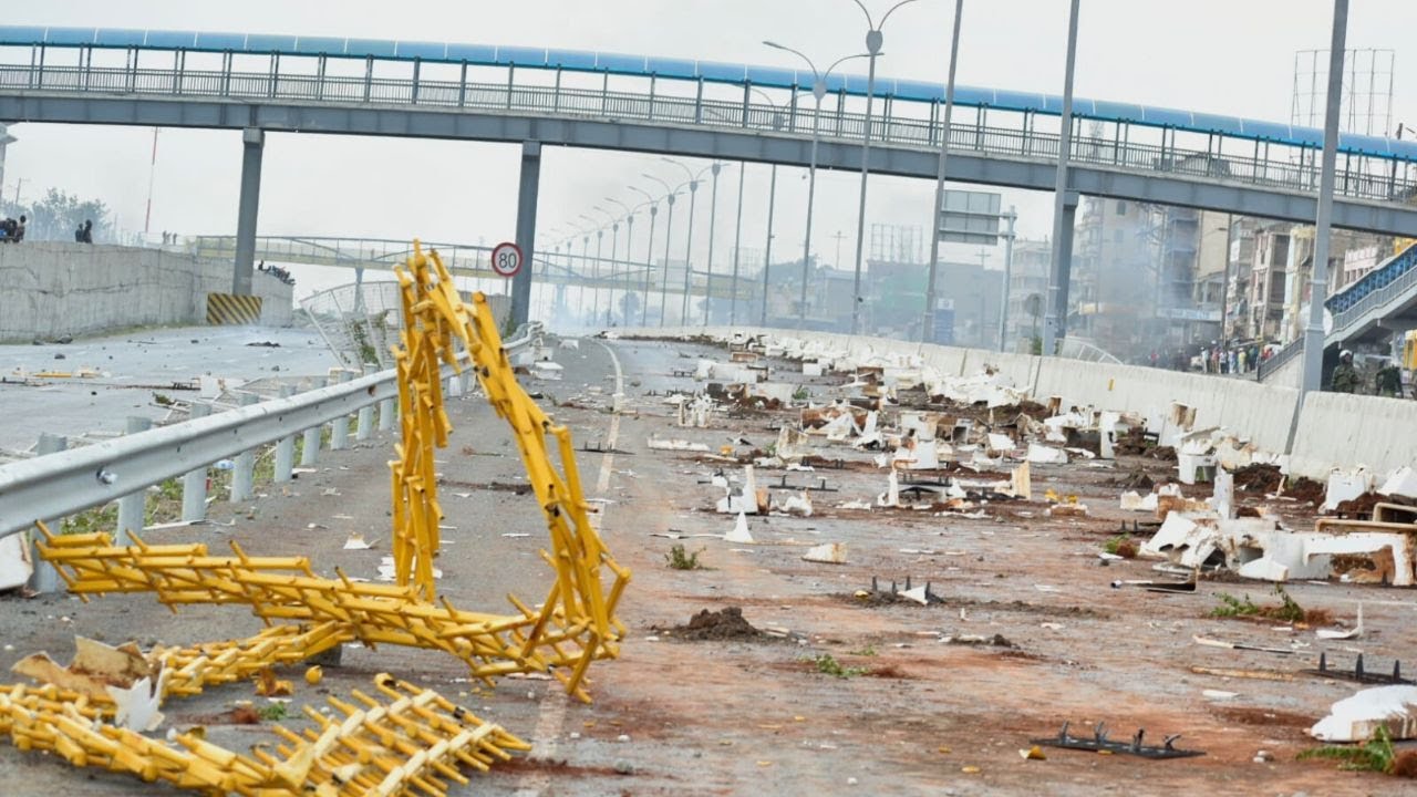 Nairobi Expressway damaged during Azimio protests | What's Trending