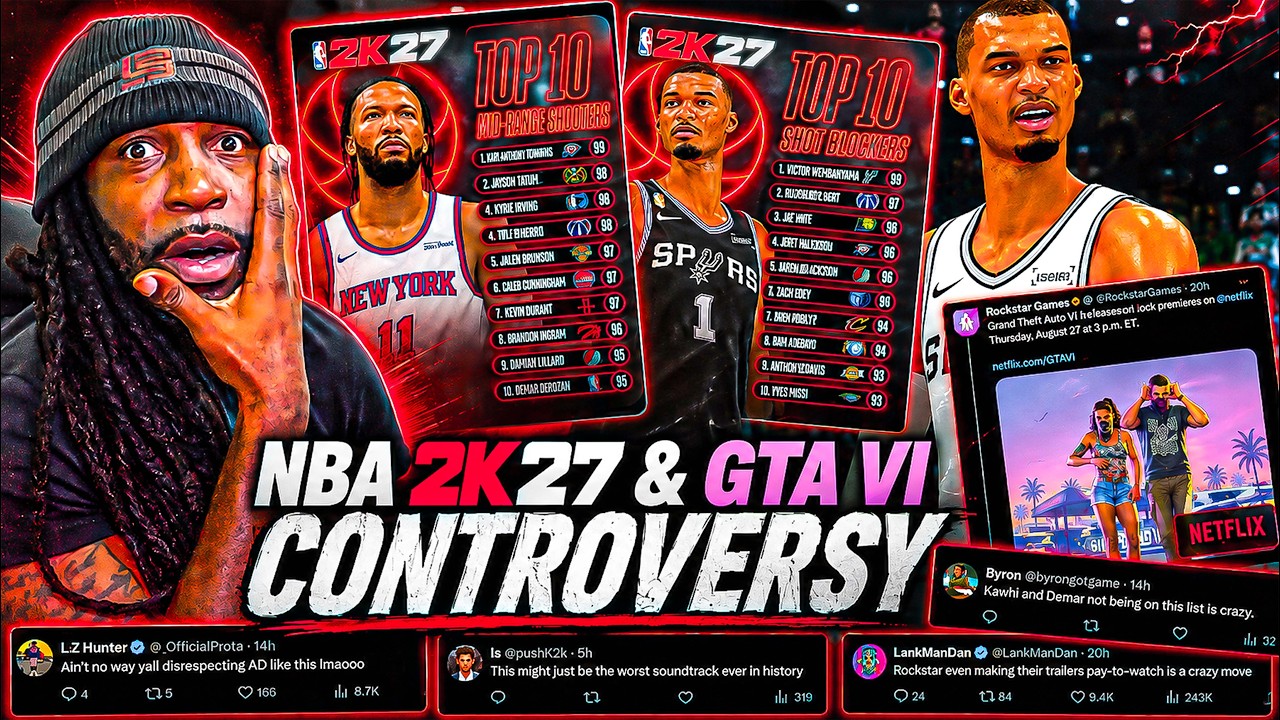 NBA 2K27 СНОВА В ЦЕНТРЕ СКАНДАЛА&hellip; А GTA 6 ВЫЗВАЛА ЯРОСТЬ У ИГРОКОВ!