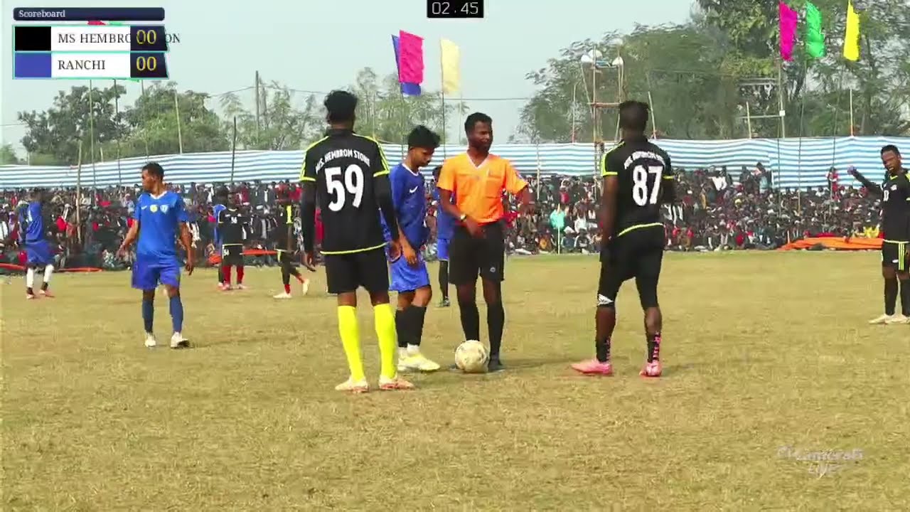 Semifinal Match | MS HEMBROM STONE vs RANCHI | ADC BARHAIT Football Match 2026 Live