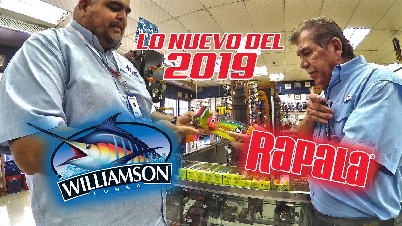 Todo lo NUEVO de Rapala y Williamson para el 2019