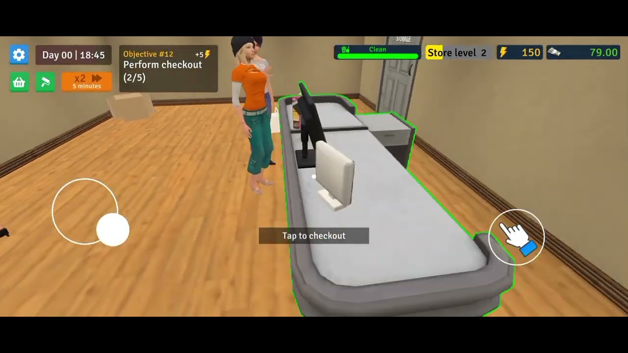 How play supermarket simulator in Android