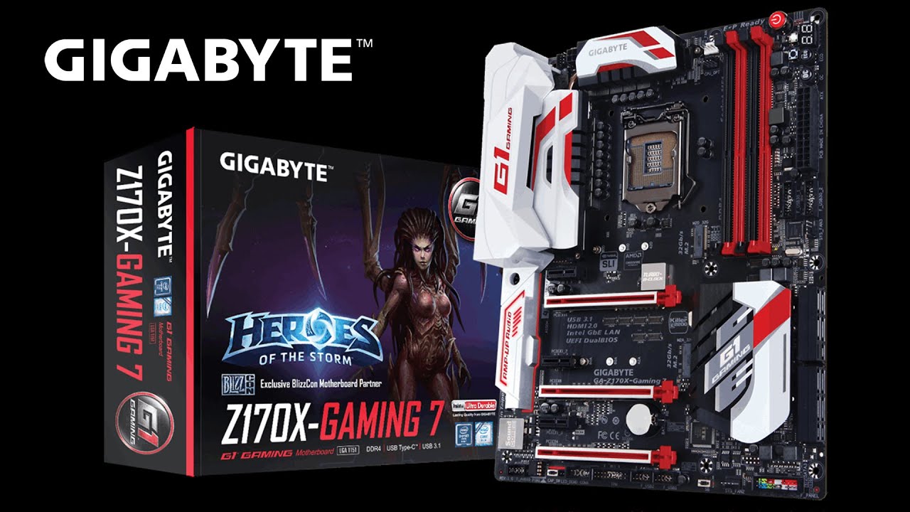 GIGABYTE 100 Series   GA Z170X Gaming 7 Unboxing & Overview