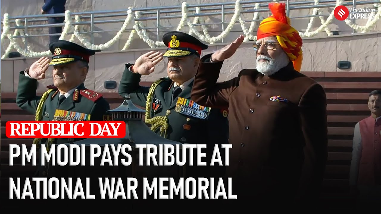 76th Republic Day: PM Modi Pays Tribute at National WarMemorial Ahead of Grand Parade
