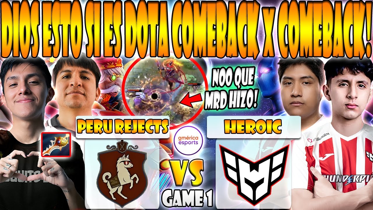 PERU REJECTS vs HEROIC BO3[GAME 1]PARKER, SCOFIELD vs WISPER, TAILUNG, YUMA- ESL ONE BIRMINGHAM 2026