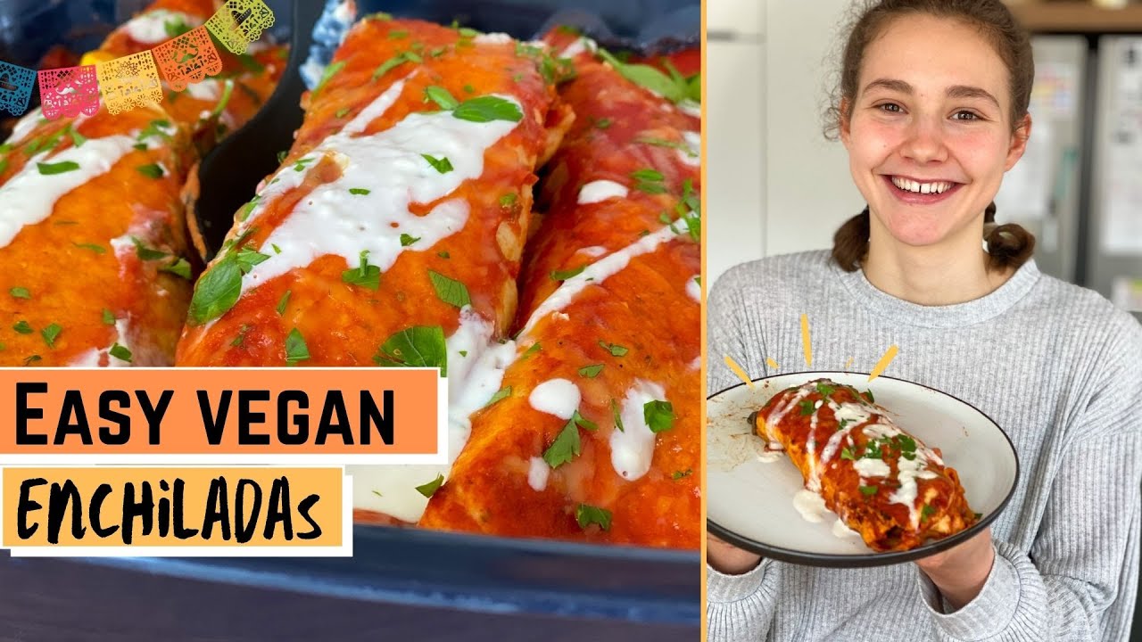 VEGAN ENCHILADAS 🌯I ULTIMATE COMFORT FOOD 🥰