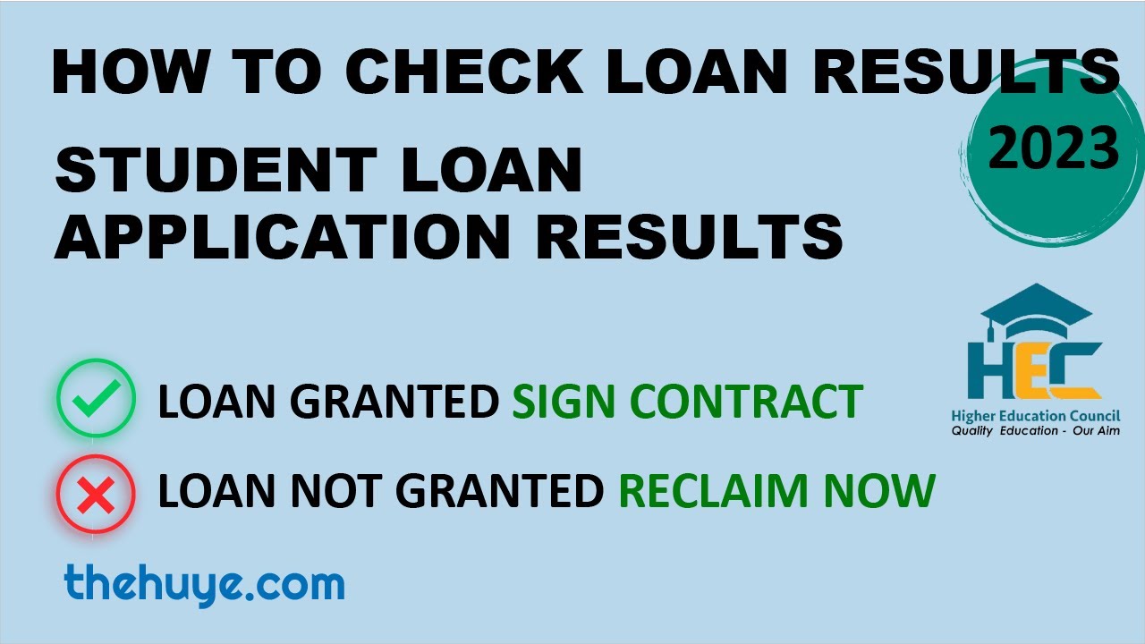 HOW TO CHECK YOUR HEC LOAN APPLICATION RESULTS AT THE UNIVERSITY OF RWANDA 2023 | inguzanyo  |