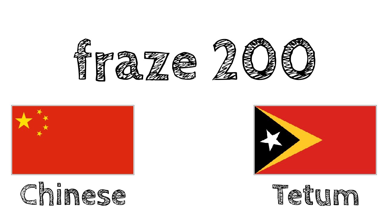 fraze 200 - Xin&eacute;x - Tetum