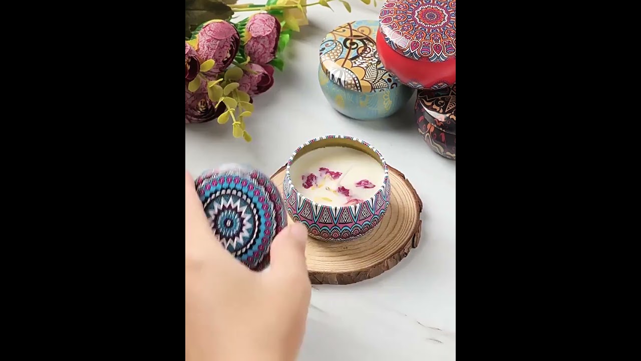 4 Fragrance Candles Gift Set – Luxury Scented Candles for Relaxation & Gifting
