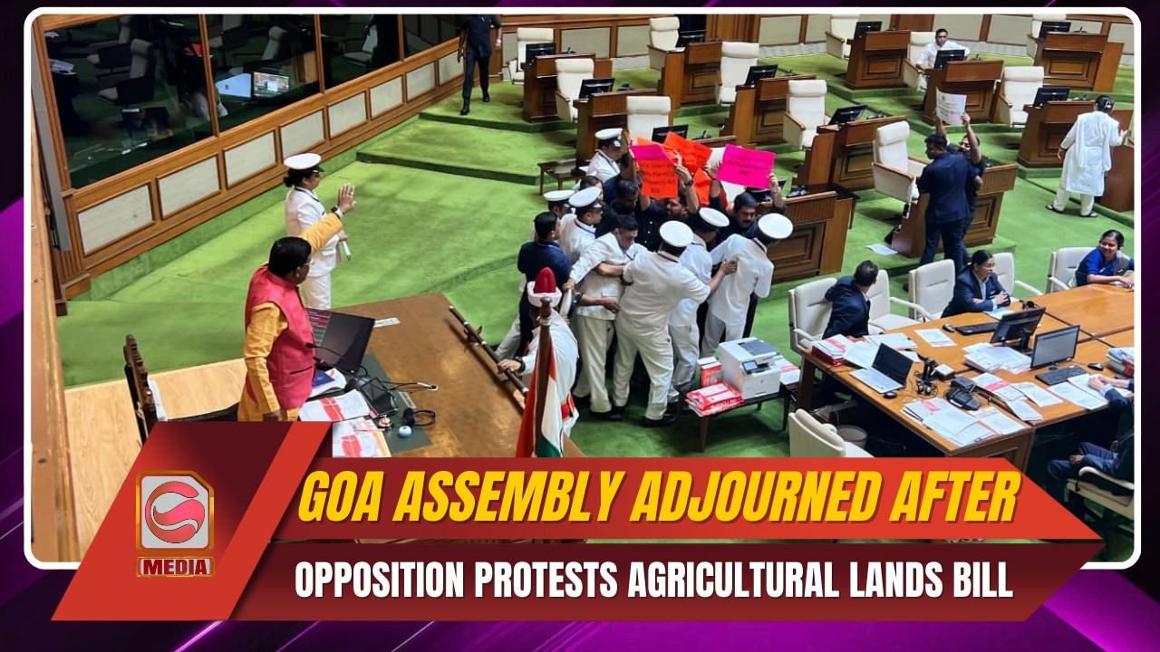Goa Assembly Adjourned After Opposition Protests Agricultural Lands Bill