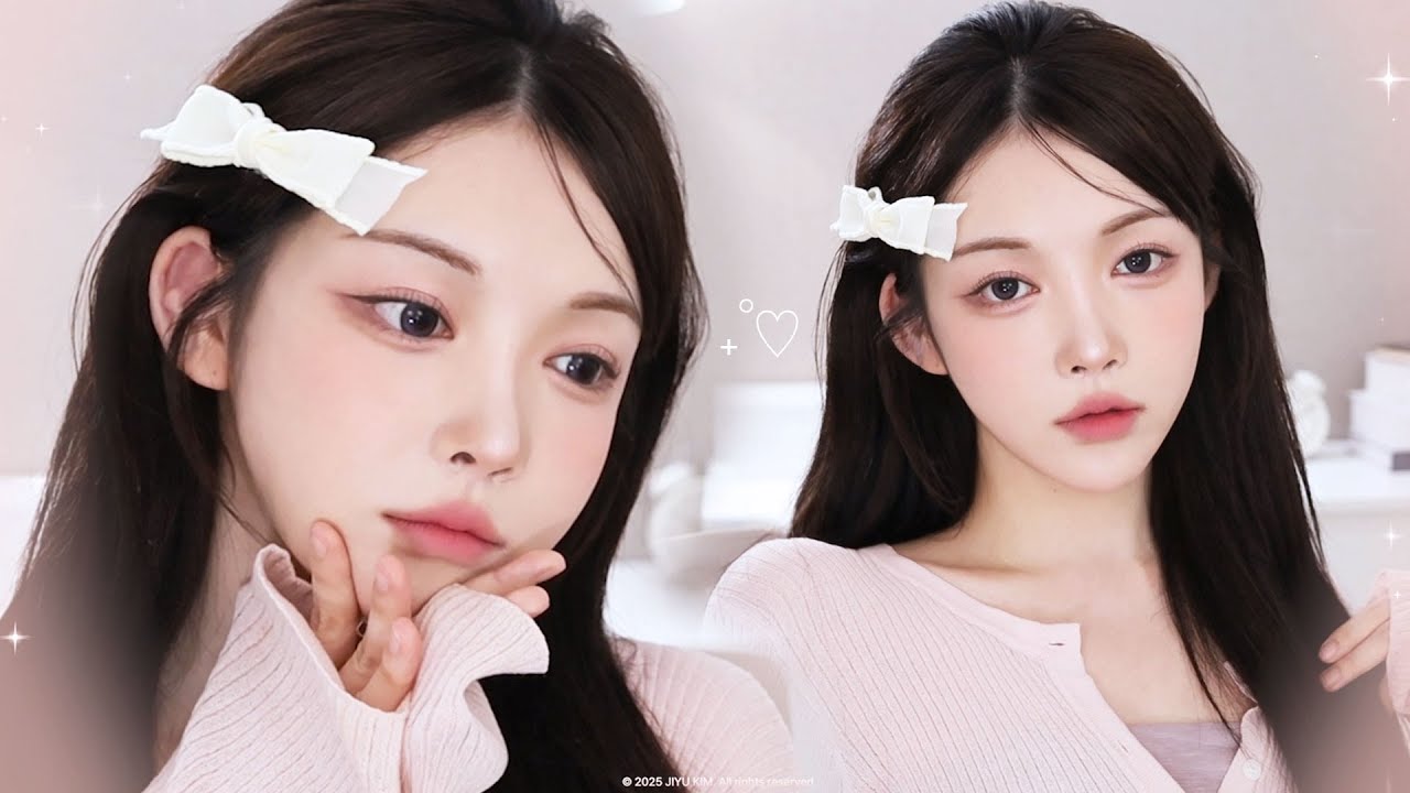 찬바람에 뽀송해진..⊹ 털복숭아 메이크업🍑 청순한데 고급진 그 느낌₊˚♡