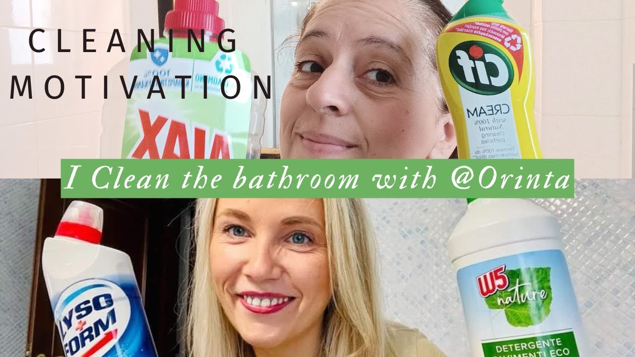 Clean with me/ Καθαριζω το μπανιο με την @OrintaOri| Cleaning Motivation |Thalia Home