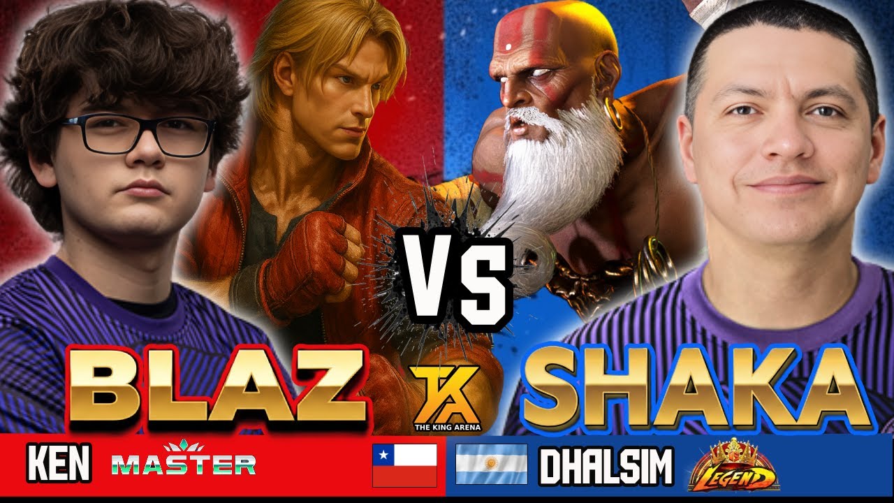 🔥 SF6 ▰ BLAZ (Ken) vs SHAKA (Dhalsim) ▰ Street Fighter 6 🔥